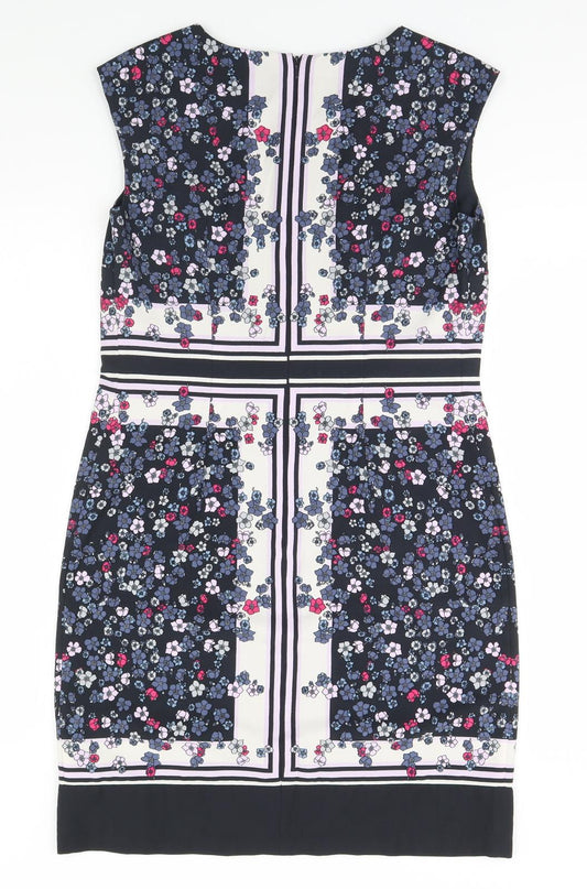 Great Plains Womens Black Floral Pencil Dress Size S
