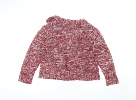 Happit Womens Red Jacket Coatigan Size M