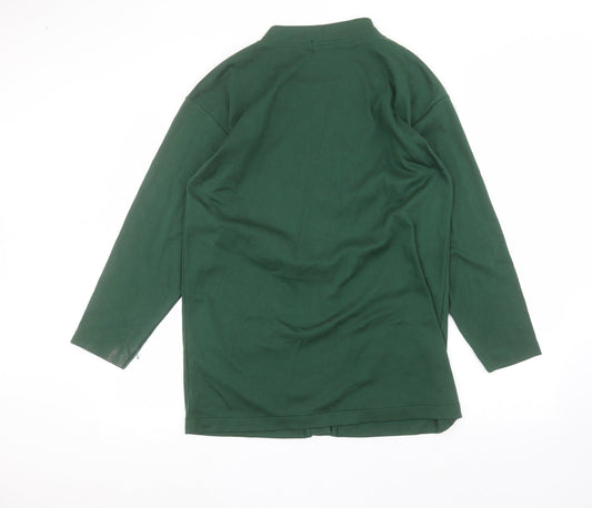 para Womens Green Cardigan Jumper Size S