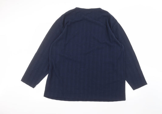 mackays Mens Blue Pullover Jumper Size M