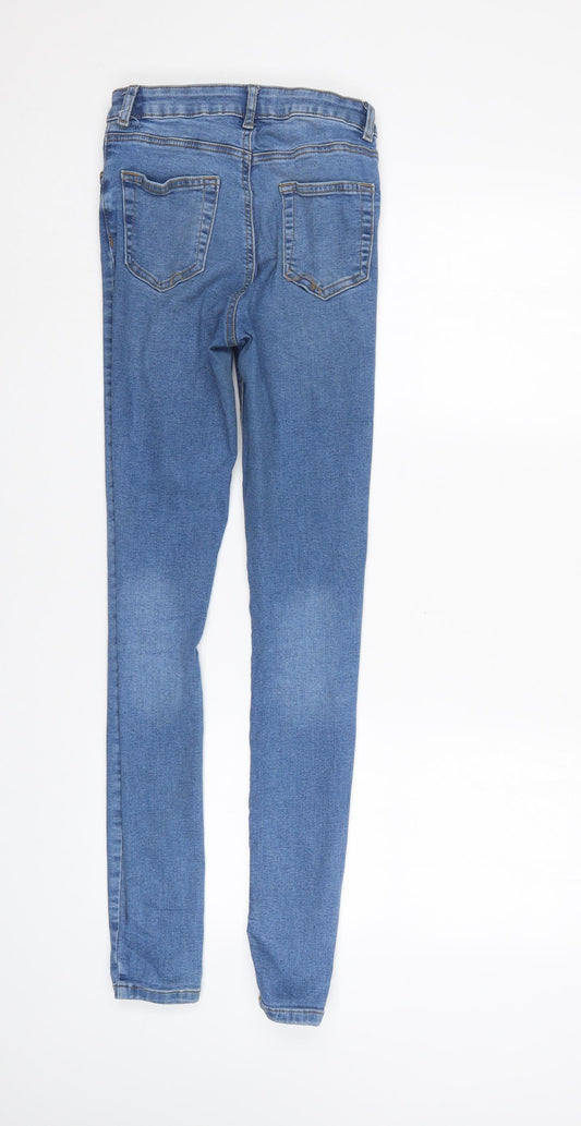 Denim & Co. Womens Blue Tapered Jeans Size 8 L29 in