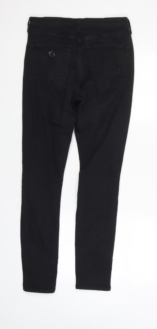 Topshop Mens Black Tapered Jeans Size 30 L32 in