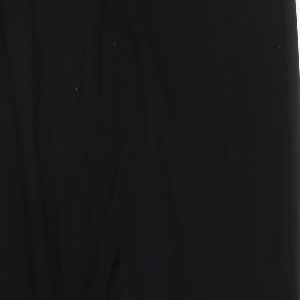 M&S Womens Black Trousers Size 10 L28 in