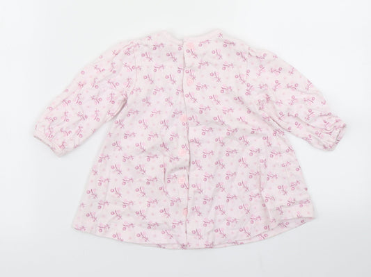 Zip Zap Girls Pink Floral A-Line Size 6-9 Months
