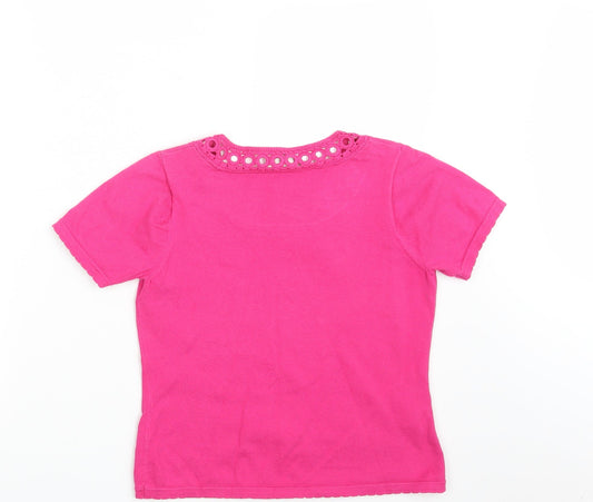 CC Womens Pink Pullover Jumper Size S