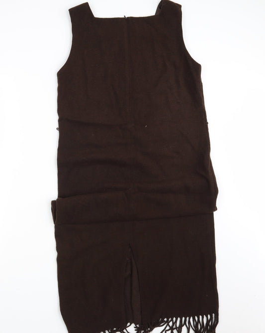 Modern Woman Womens Brown Fit & Flare Size 12