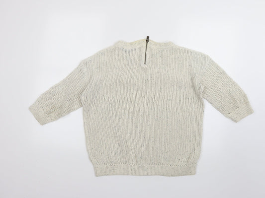 limited Womens Beige Pullover Jumper Size 14