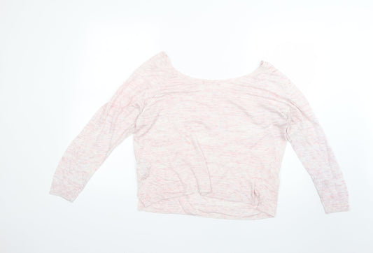 Marks and Spencer Womens Pink Pullover Jumper Size 14