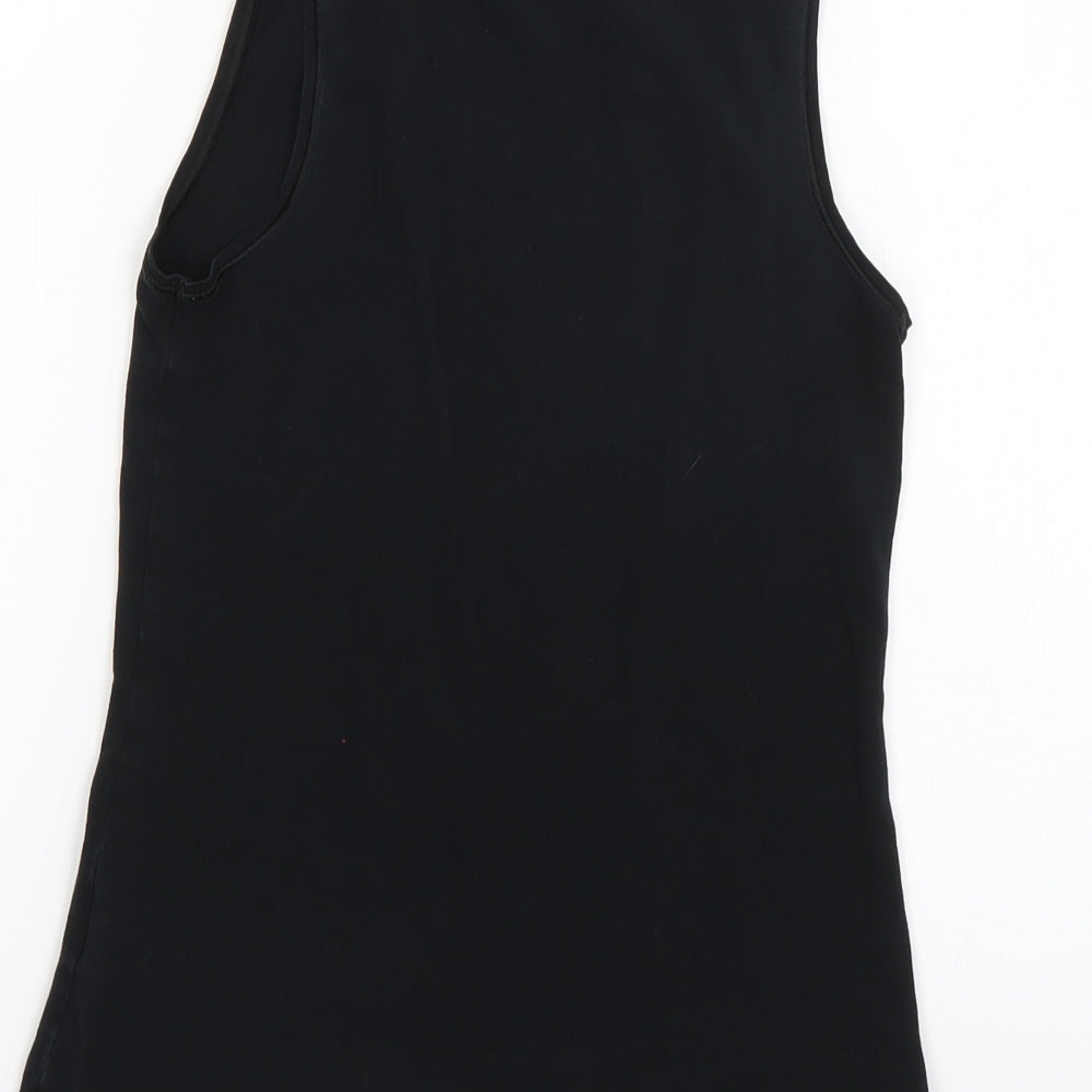 Marks and Spencer Womens Black Basic T-Shirt Size 10