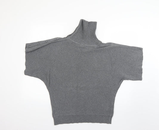 Oasis Womens Grey Pullover Jumper Size 16