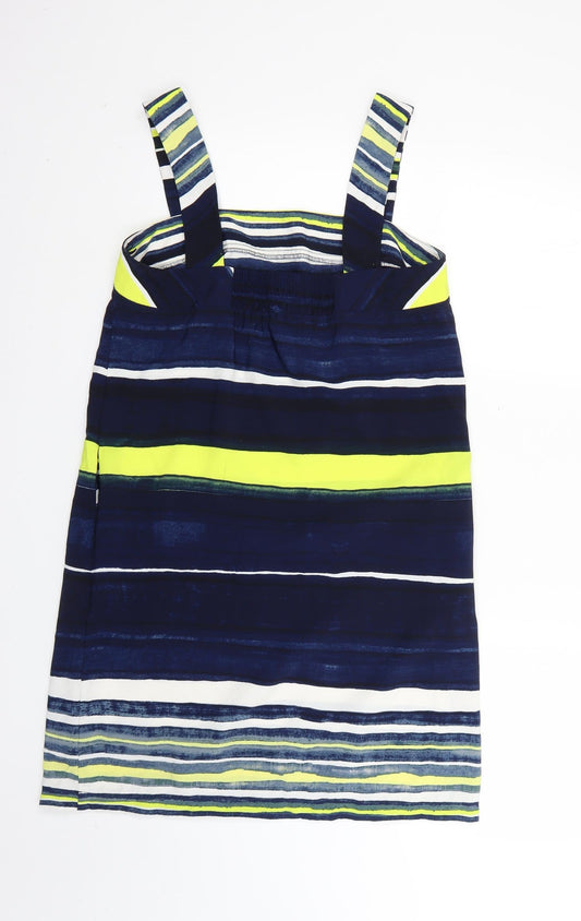 NEXT Womens Multicoloured Striped Tank Dress Size 12