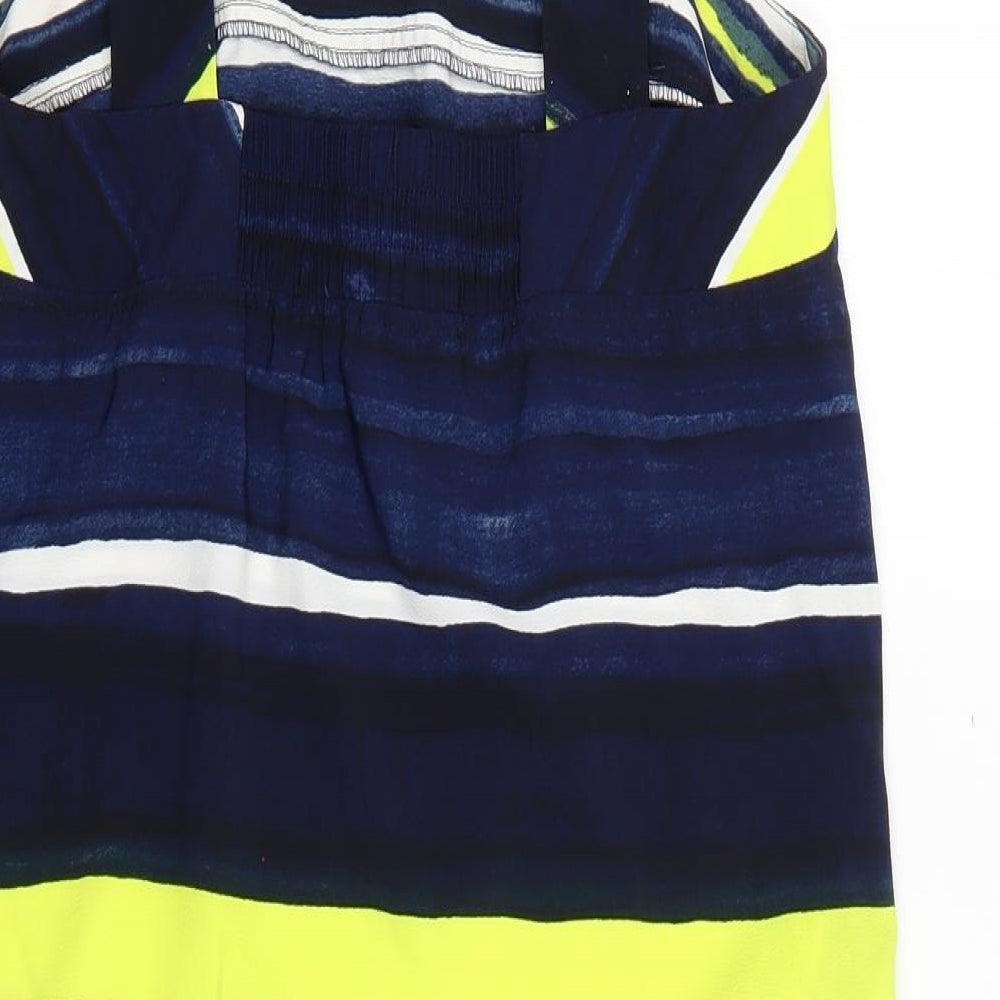 NEXT Womens Multicoloured Striped Tank Dress Size 12