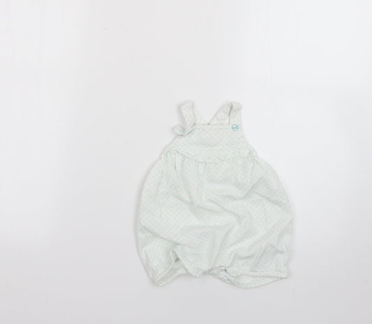 TU Baby Multicoloured Floral Dungaree Outfit/Set Size 0-3 Months