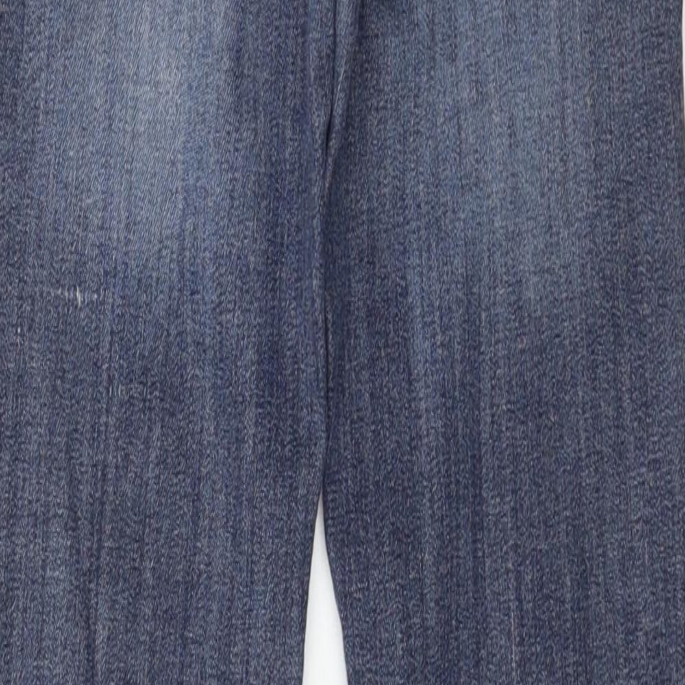 H&M Womens Blue Denim Straight Jeans Size 25 in L27 in