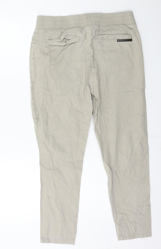 Shine Original Womens Grey Trousers Size 32 in L25.5 in