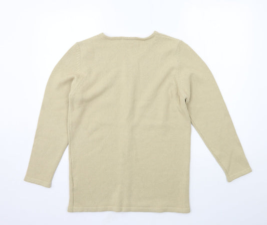 Cotswold Womens Beige Knit Pullover Jumper Size 8