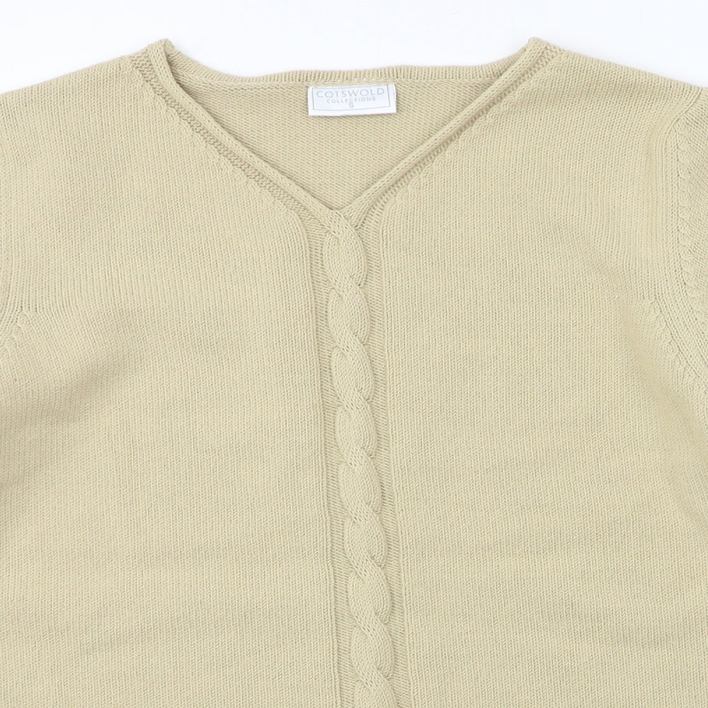Cotswold Womens Beige Knit Pullover Jumper Size 8