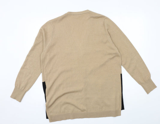 J.D.Williams Womens Brown Knit Cardigan Jumper Size 12