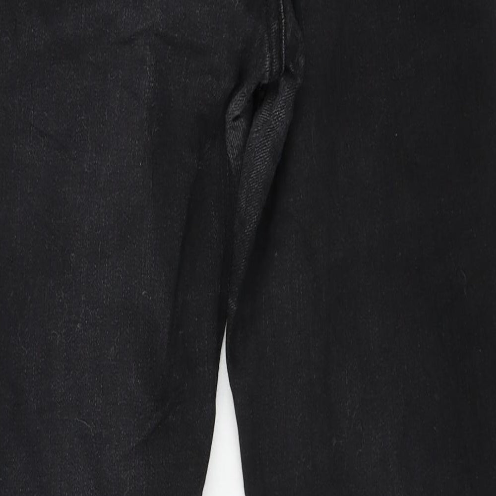 Bershka Womens Black Denim Skinny Jeans Size 8 L28 in