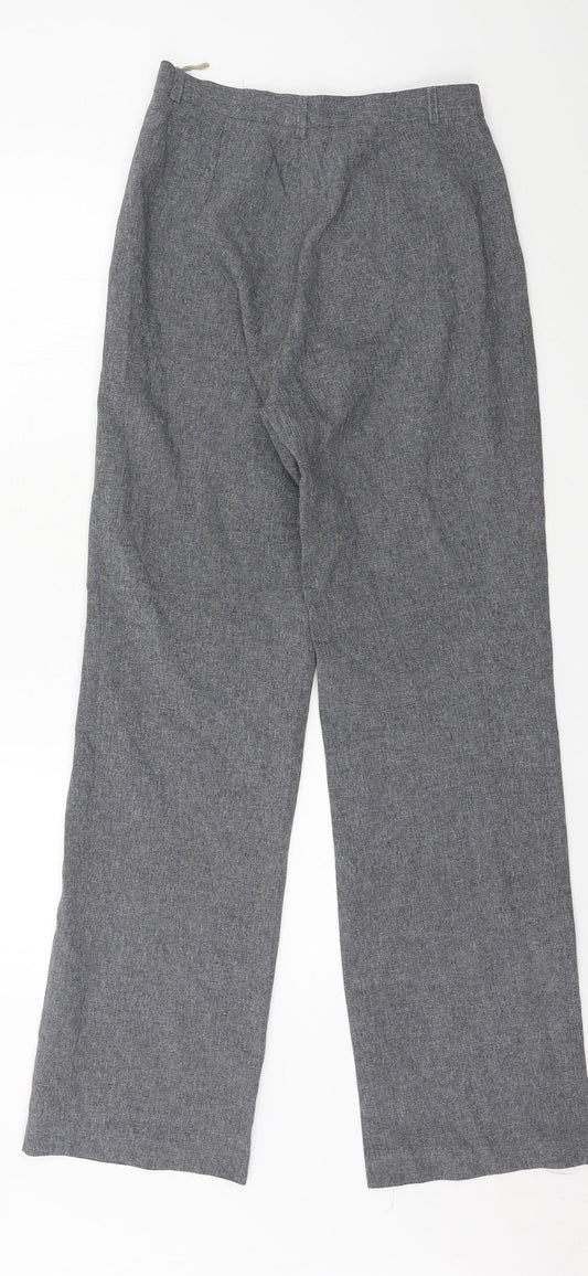 Artmex Womens Grey Trousers Size 10 L30 in