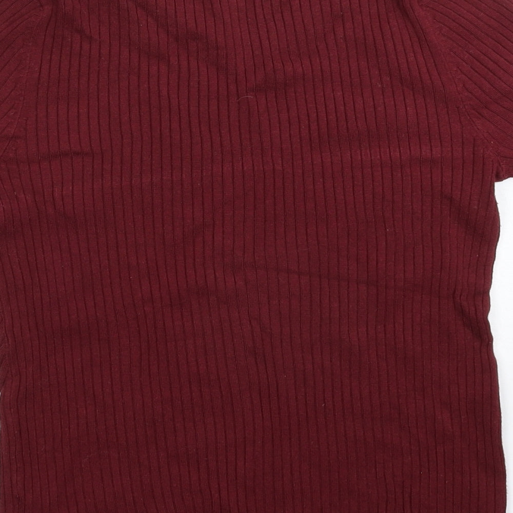 Marks and Spencer Womens Brown Knit Pullover Jumper Size 12