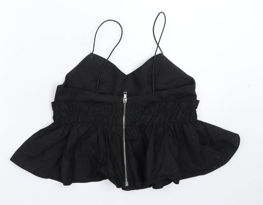 Missguided Womens Black Basic Tank Size 6