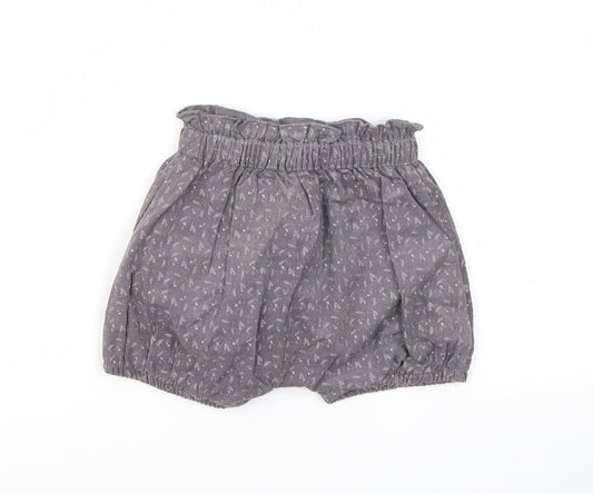 MINI CLUB Girls Grey Capri Trousers Size 0-3 Months