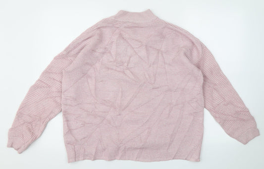H&M Womens Pink Pullover Jumper Size M