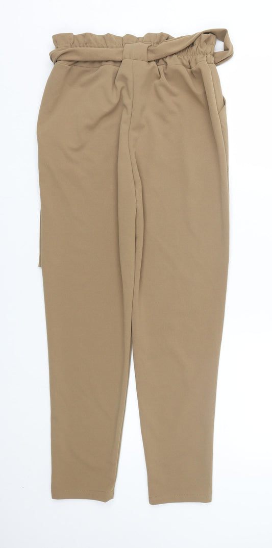 Made in Italy Womens Brown Trousers Size 10 L26 in