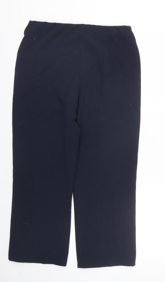 Autonomy Womens Blue Trousers Size 12 L23 in