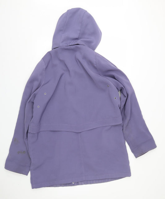 EWM Womens Blue Jacket Coat Size 16