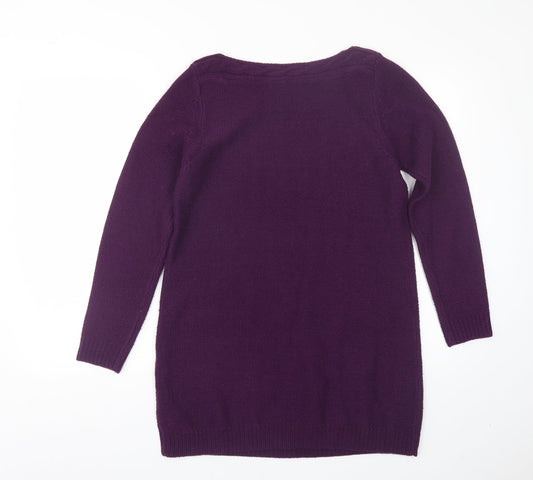 BHS Womens Purple Pullover Jumper Size 12