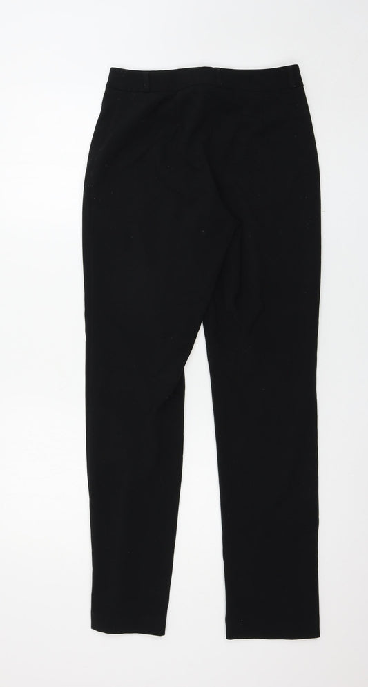 Marks and Spencer Womens Black Trousers Size 8 L30 in