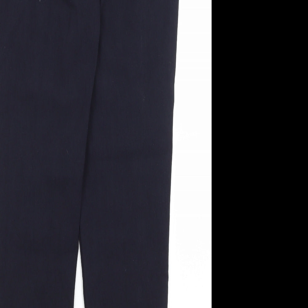 Port Original Womens Blue Trousers Size 10 L28 in
