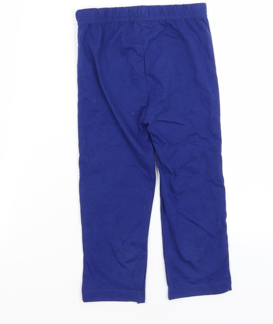 Paw Patrol Boys Blue Solid Pyjama Pants Size 2-3 Years