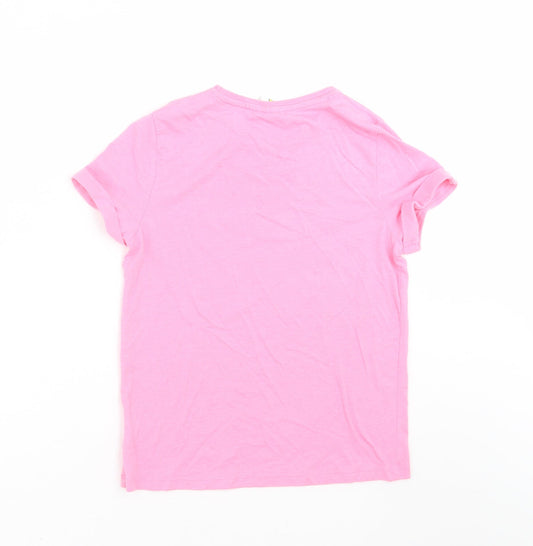 TESCO Girls Pink Basic T-Shirt Size 10-11 Years - Buzz lightyear