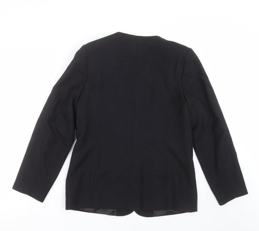 Paul Berman Womens Black Jacket Suit Jacket Size 12