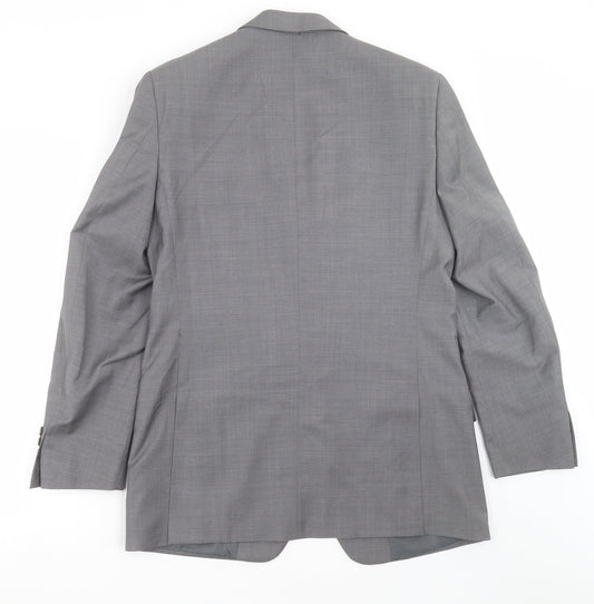 Ventuno Mens Grey Jacket Suit Jacket Size 40