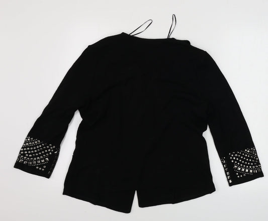Wallis Womens Black Cardigan Jumper Size M