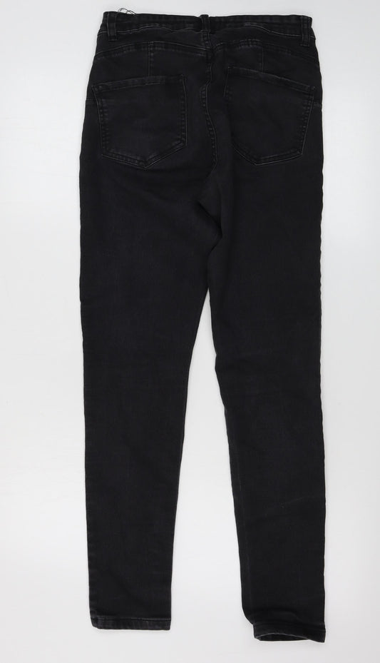 denim co Womens Black Skinny Jeans Size 12 L24 in