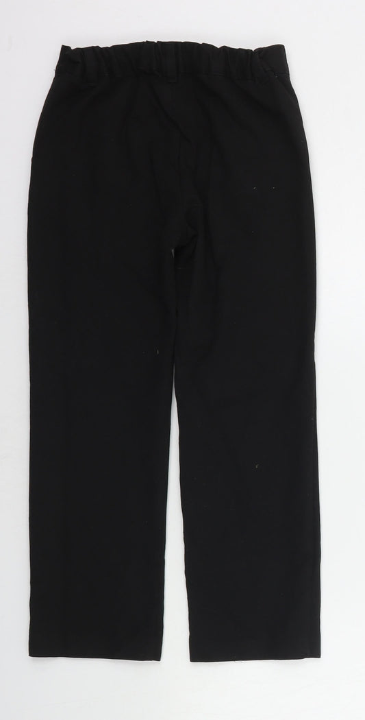 F&F Boys Black Chino Trousers Size 7-8 Years