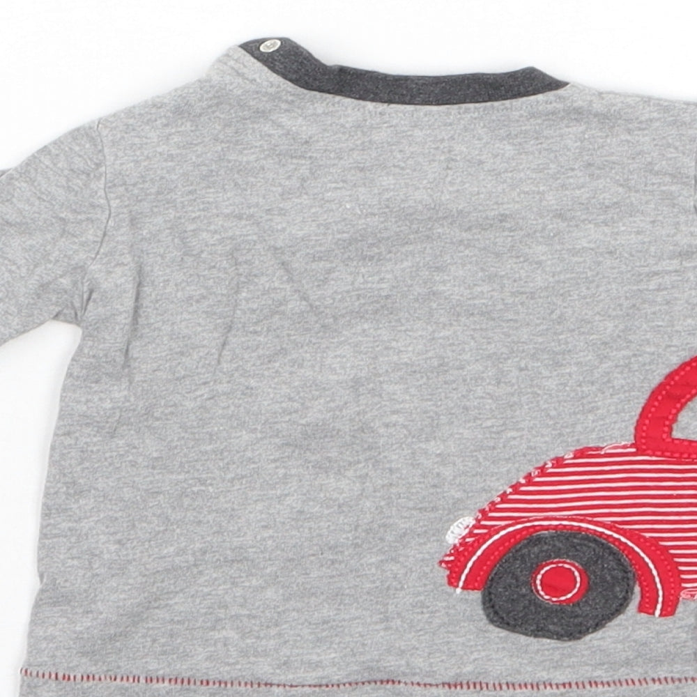 NEXT Boys Grey Basic T-Shirt Size 0-3 Months