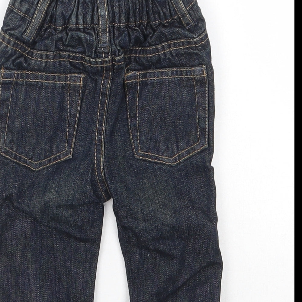 Early days Boys Blue Cargo Jeans Size 3-6 Months