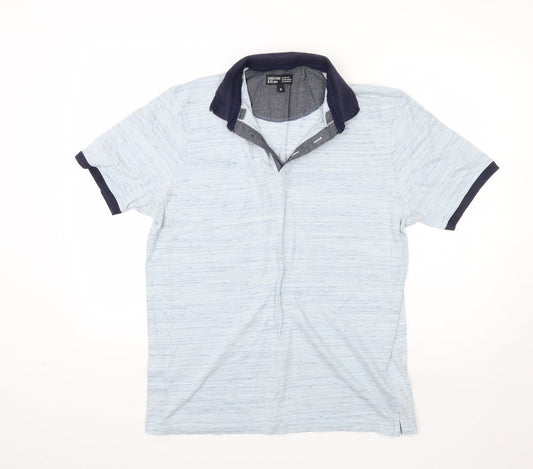 Sandstone Mens Blue Polo Size M