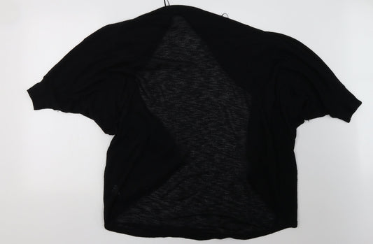 River Island Womens Black Cardigan Jumper Size 10
