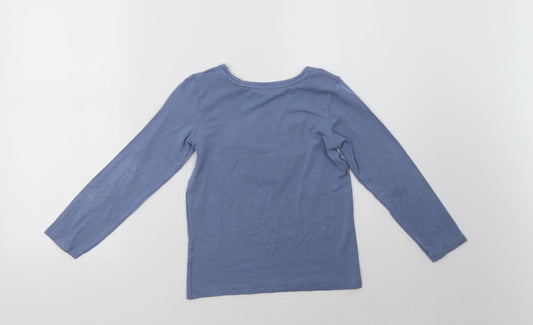 Sainsburys Girls Purple Pullover Sweatshirt Size 8 Years