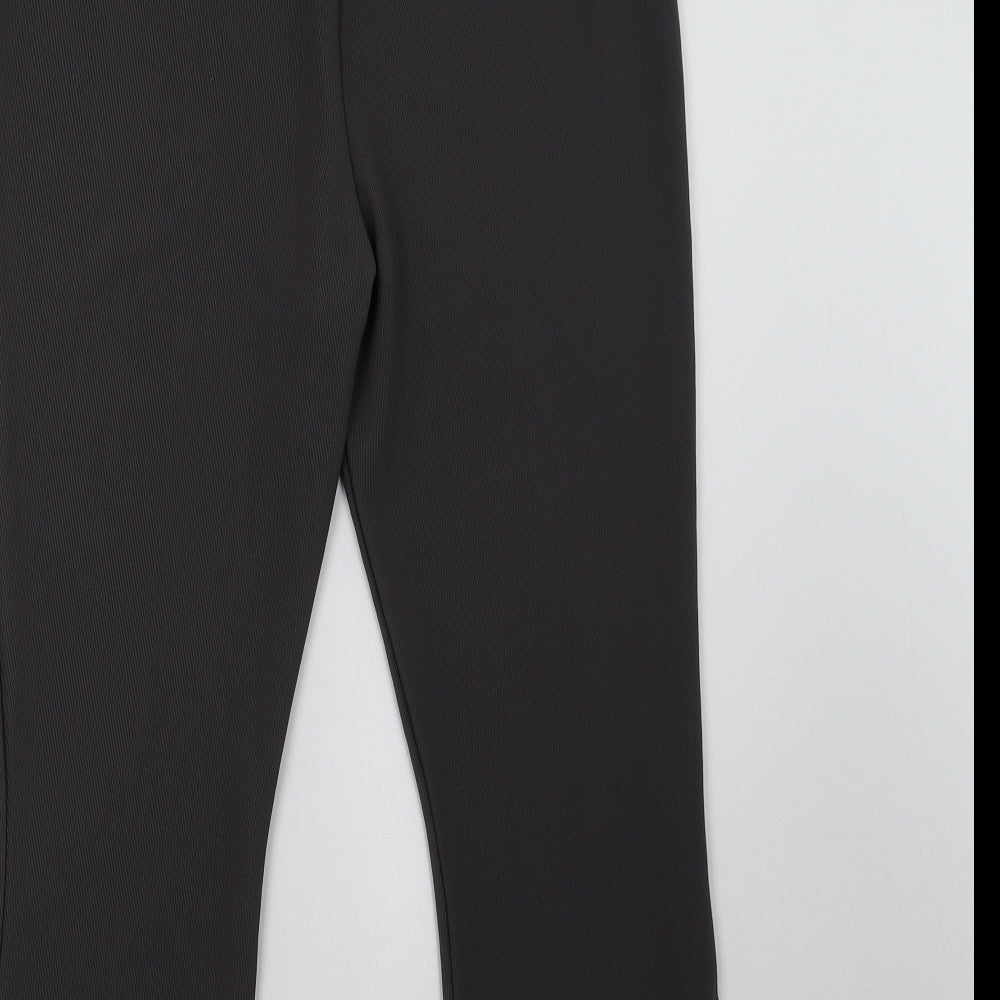 Preworn Womens Grey Trousers Size 14 L28 in