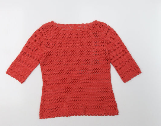NEXT Womens Pink Pullover Sweatshirt Size 8