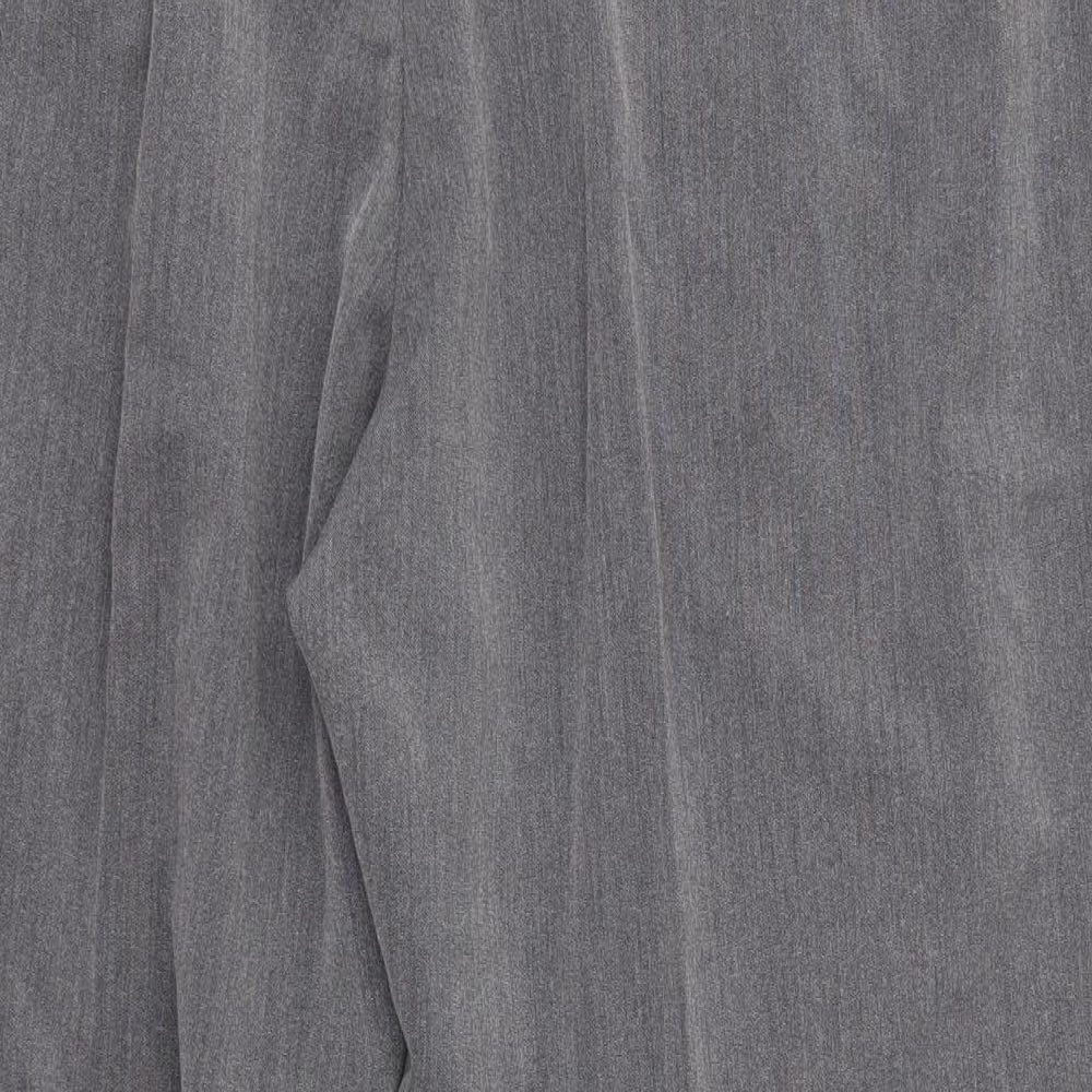 BM Womens Grey Dress Pants Trousers Size 18 L25 in