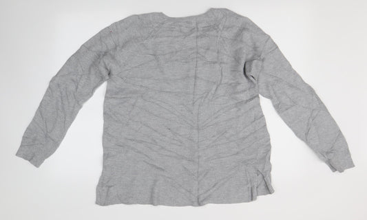 Gap Mens Grey Pullover Jumper Size L